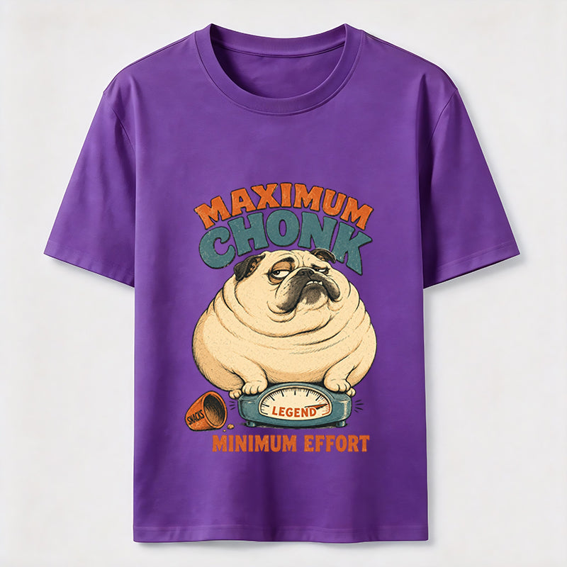 PetTaxClub Maximum Chonk Minimum Effort Pug Classic T-Shirt