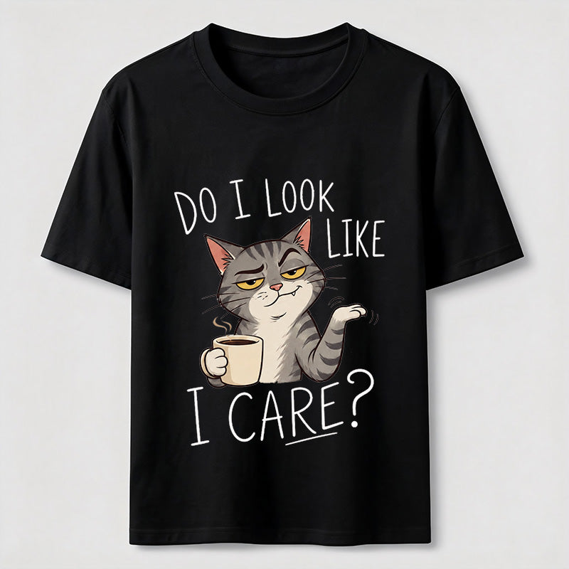 PetTaxClub Do I Look Like I Care Cat Classic T-Shirt
