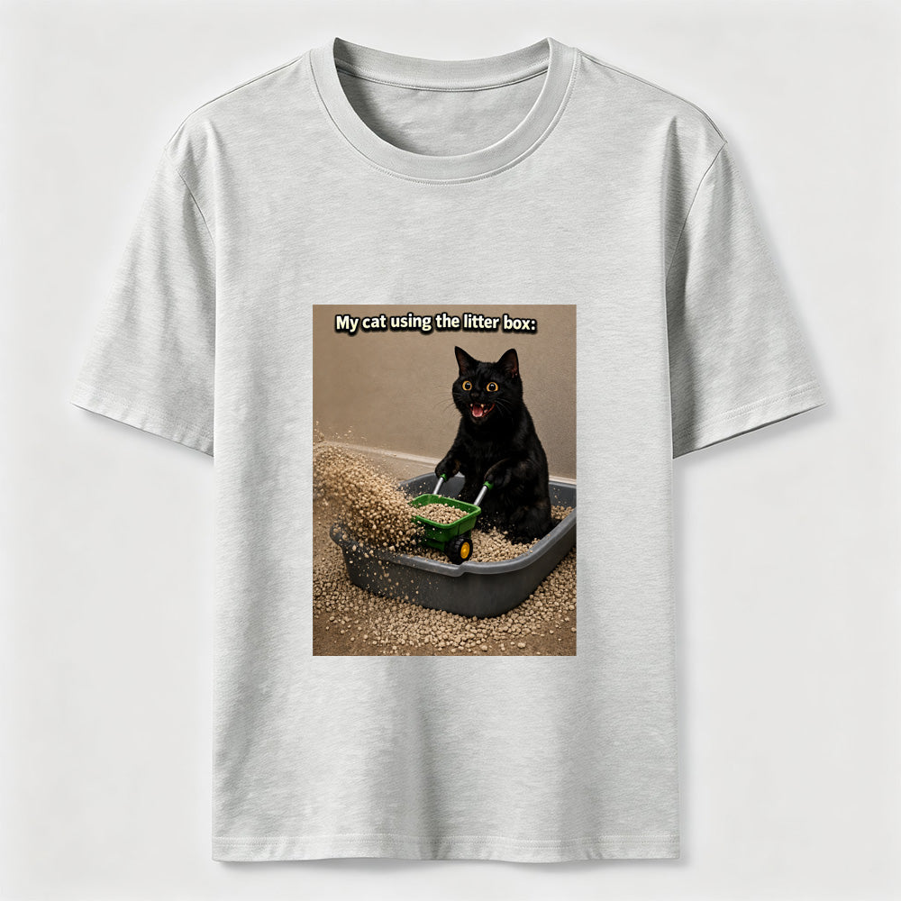 Litter Box Construction Cat Classic T-Shirt