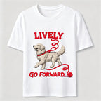 Lively Go Forward Dog Classic T-Shirt