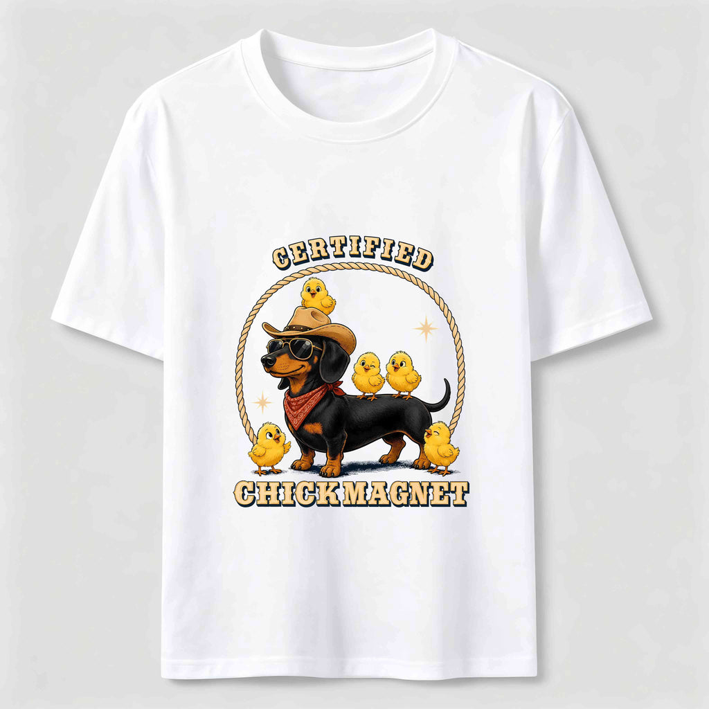 PetTaxClub Certified Chick Magnet Dachshund Classic T-Shirt