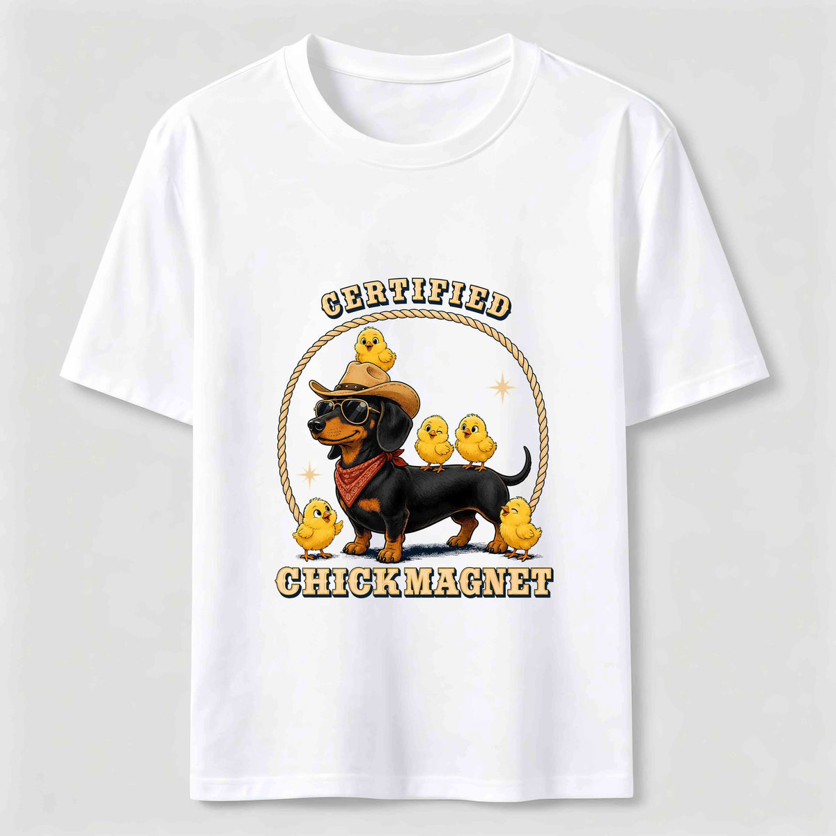 PetTaxClub Certified Chick Magnet Dachshund Classic T-Shirt