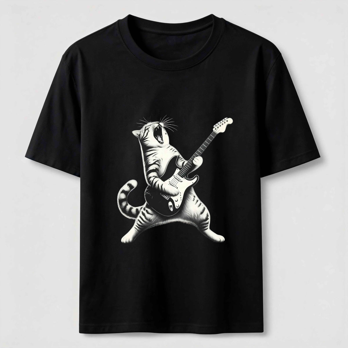 PetTaxClub Rockstar Guitar Cat Classic T-Shirt