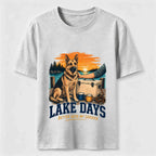 PetTaxClub Lake Days German Shepherd Sidekick Classic T-Shirt
