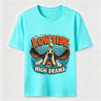 PetTaxClub Low Tide High Drama Basset Hound Classic T-Shirt