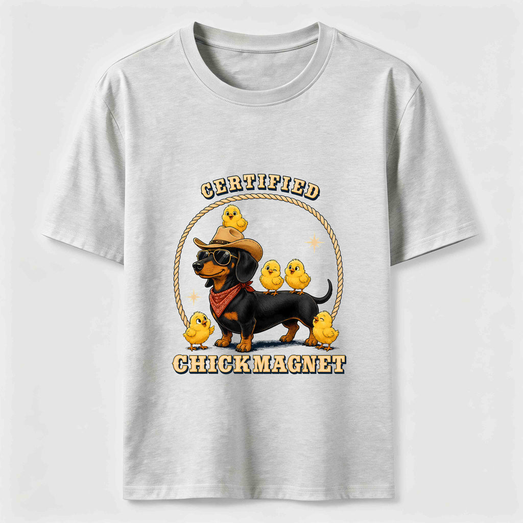 PetTaxClub Certified Chick Magnet Dachshund Classic T-Shirt