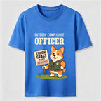 PetTaxClub Outdoor Compliance Officer Corgi Classic T-Shirt