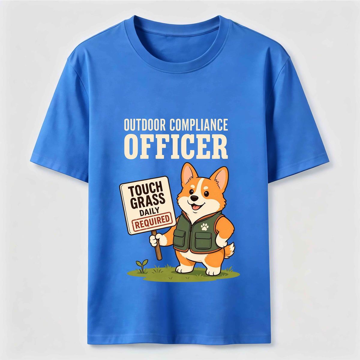 PetTaxClub Outdoor Compliance Officer Corgi Classic T-Shirt