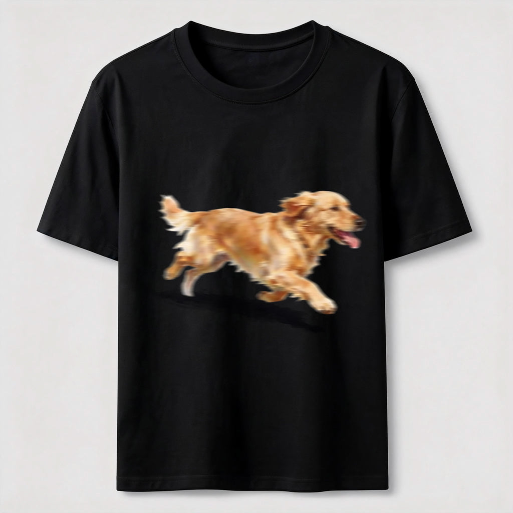PetTaxClub Running Golden Retriever Classic T-Shirt