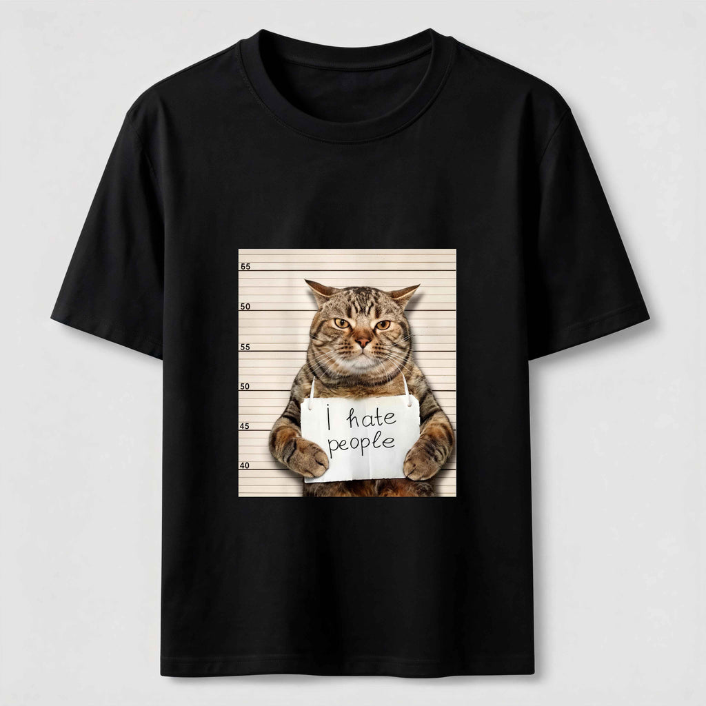 PetTaxClub I Hate People Mugshot Cat Classic T-Shirt