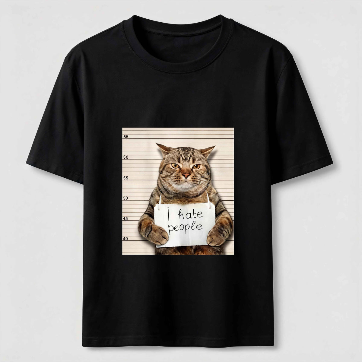 PetTaxClub I Hate People Mugshot Cat Classic T-Shirt