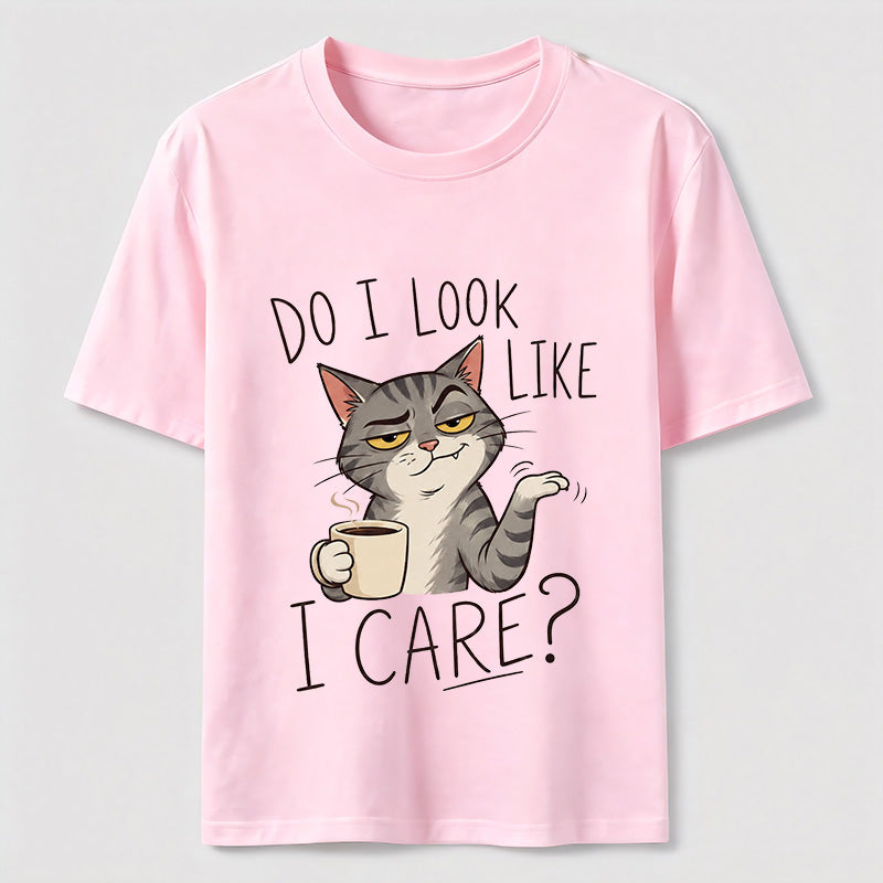 PetTaxClub Do I Look Like I Care Cat Classic T-Shirt