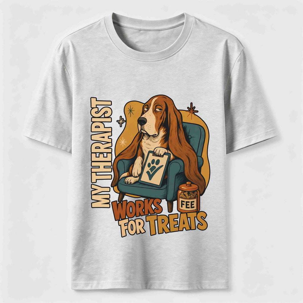 PetTaxClub Treat Paid Therapist Basset Hound Classic T-Shirt