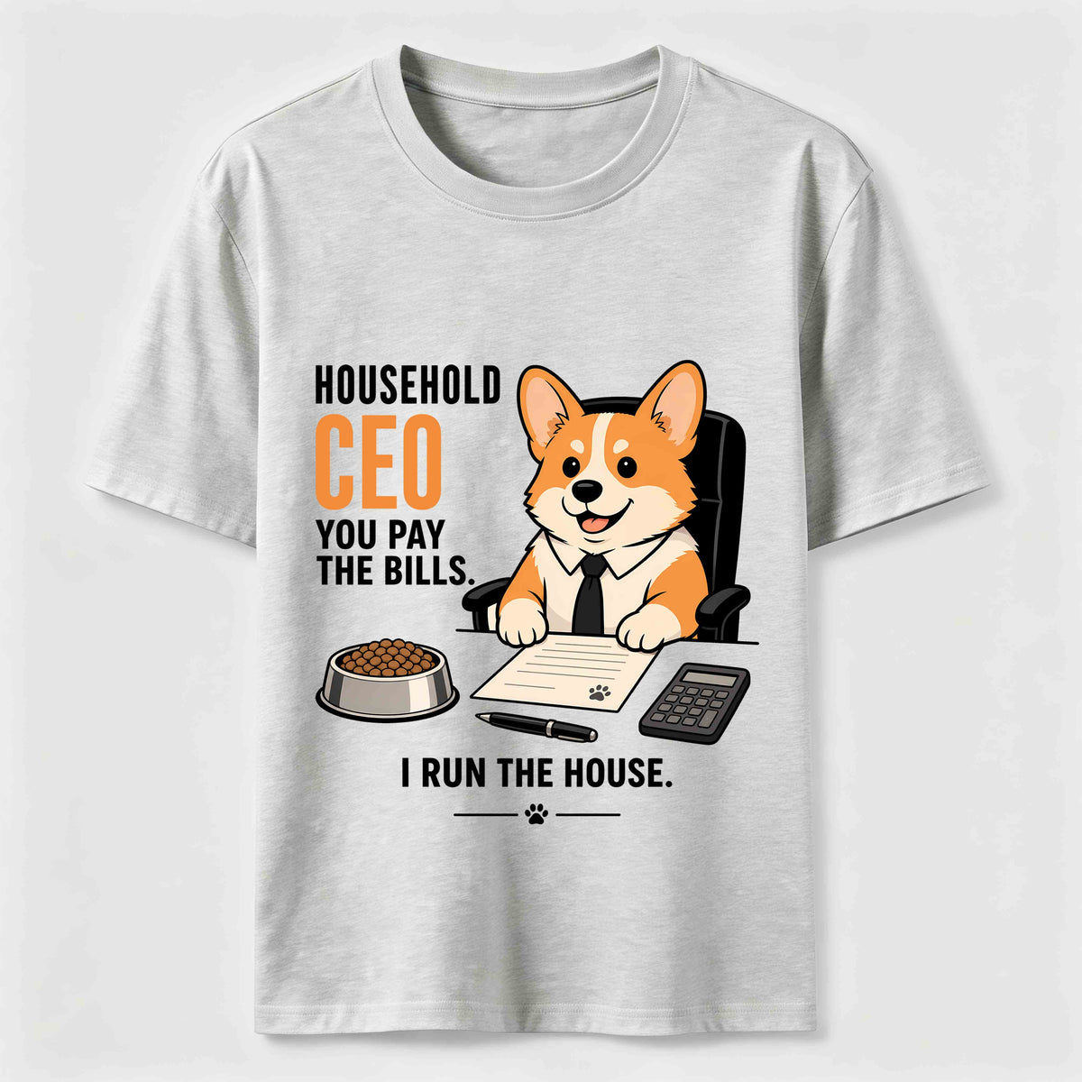 PetTaxClub Household CEO Corgi Classic T-Shirt