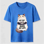 PetTaxClub My Cat Runs My Life Classic T-Shirt
