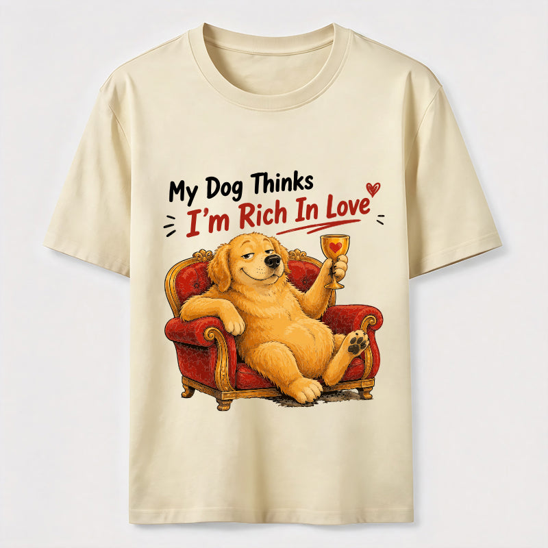 Rich in Love Golden Retriever Classic T-Shirt
