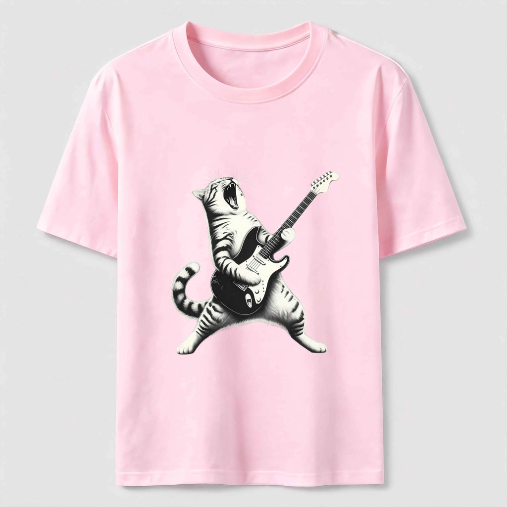 PetTaxClub Rockstar Guitar Cat Classic T-Shirt