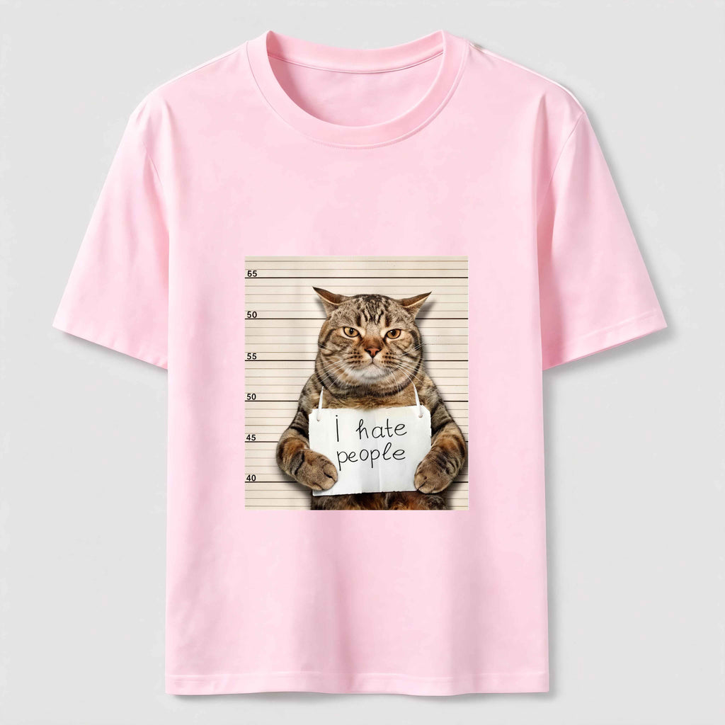 PetTaxClub I Hate People Mugshot Cat Classic T-Shirt