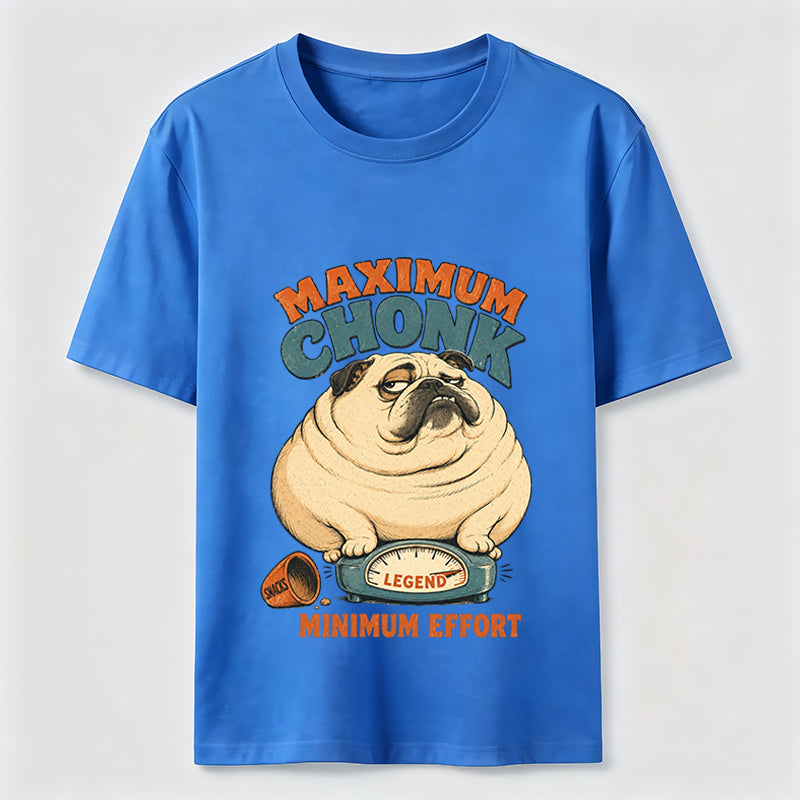 PetTaxClub Maximum Chonk Minimum Effort Pug Classic T-Shirt