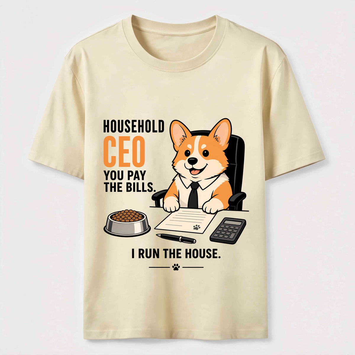 PetTaxClub Household CEO Corgi Classic T-Shirt