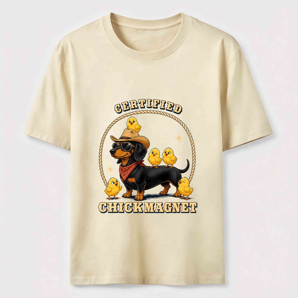 PetTaxClub Certified Chick Magnet Dachshund Classic T-Shirt