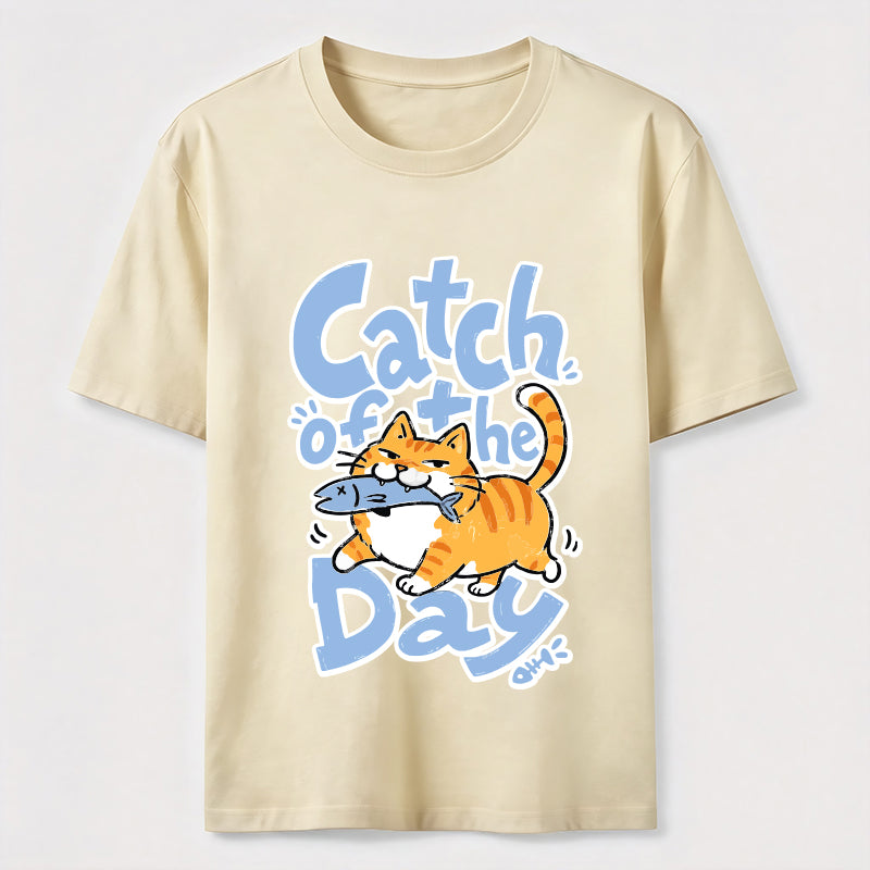Catch of the Day Cat Classic T-Shirt