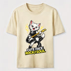 Cute Face Rock Soul Cat Classic T-Shirt