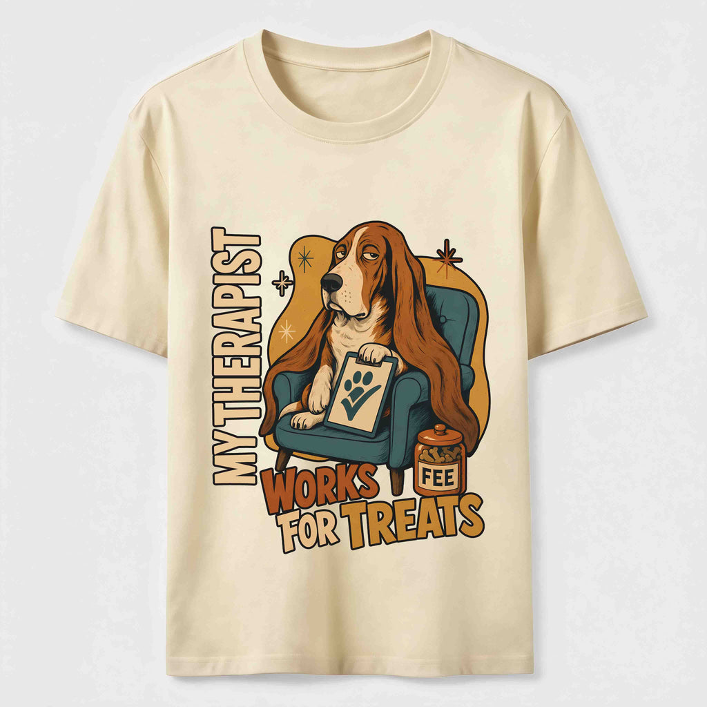 PetTaxClub Treat Paid Therapist Basset Hound Classic T-Shirt
