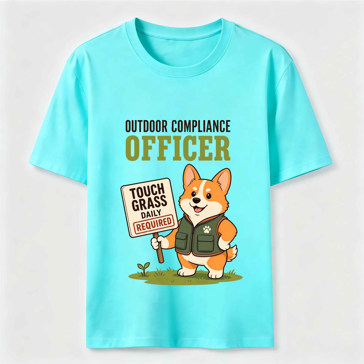PetTaxClub Outdoor Compliance Officer Corgi Classic T-Shirt