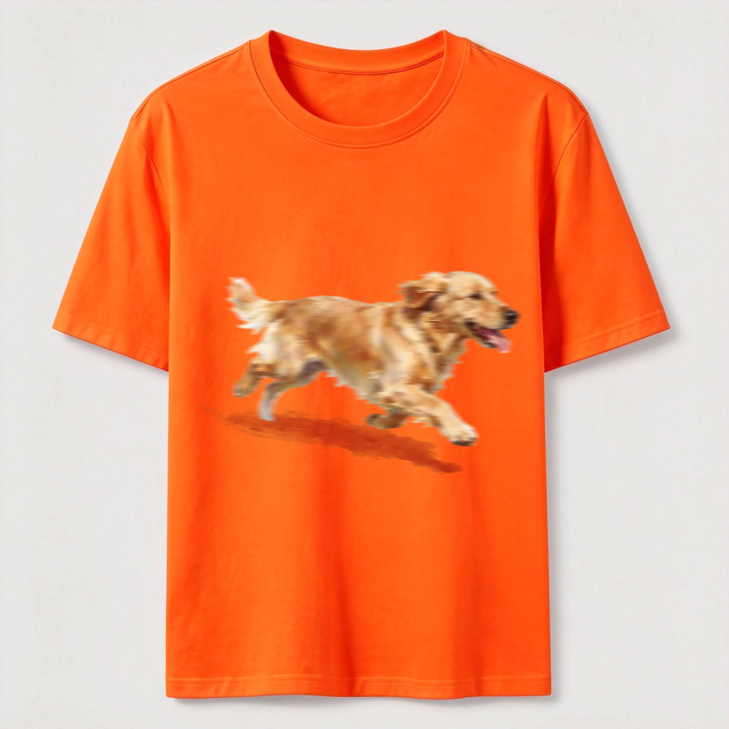 PetTaxClub Running Golden Retriever Classic T-Shirt