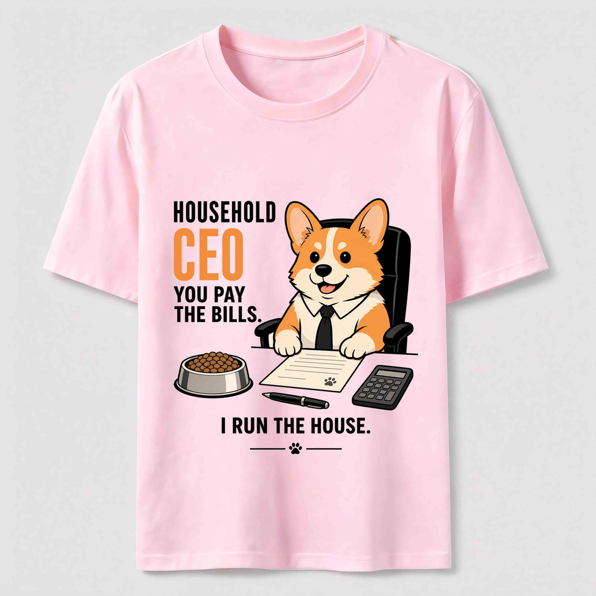 PetTaxClub Household CEO Corgi Classic T-Shirt