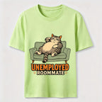Unemployed Roommate Cat Classic T-Shirt