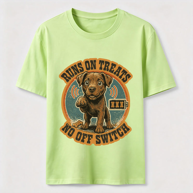 Runs on Treats No Off Switch Classic T-Shirt