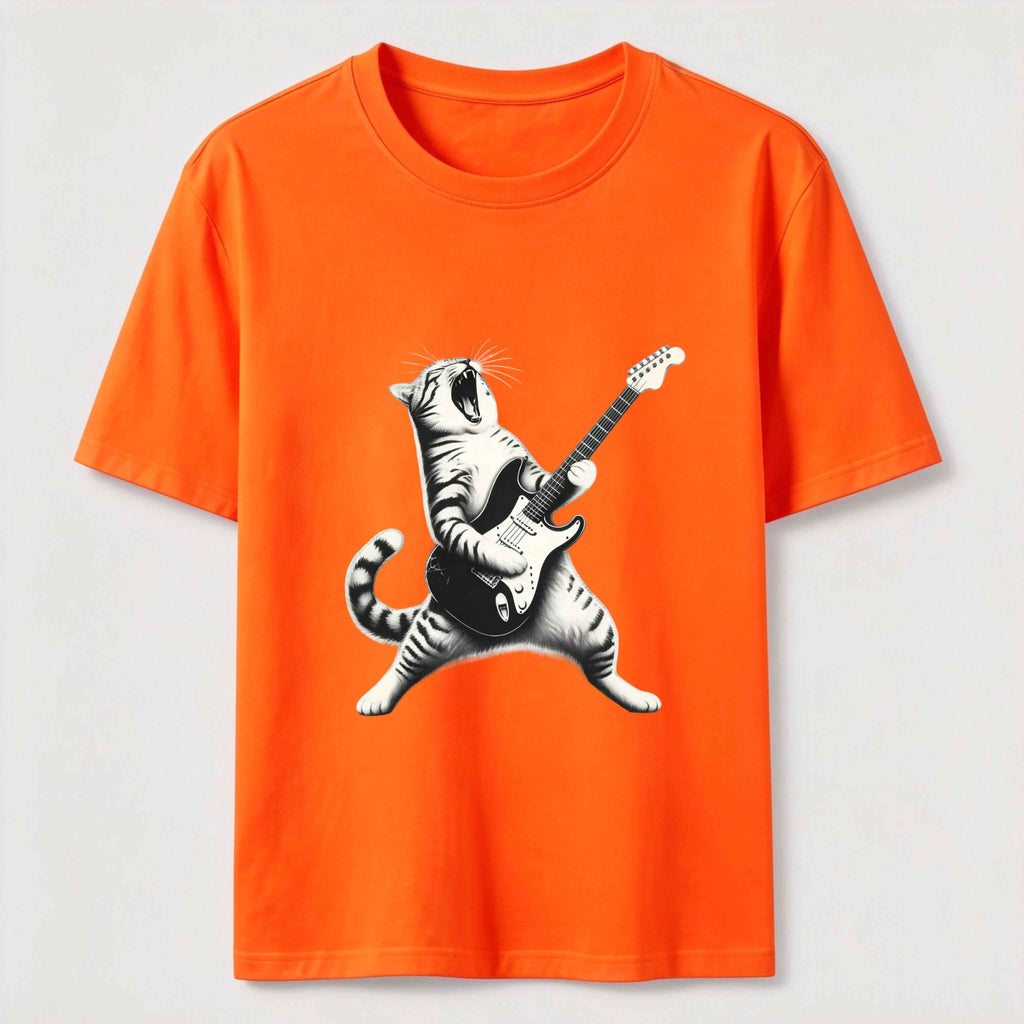 PetTaxClub Rockstar Guitar Cat Classic T-Shirt