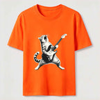 PetTaxClub Rockstar Guitar Cat Classic T-Shirt