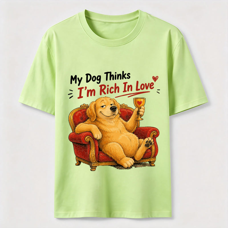 Rich in Love Golden Retriever Classic T-Shirt