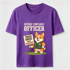 PetTaxClub Outdoor Compliance Officer Corgi Classic T-Shirt