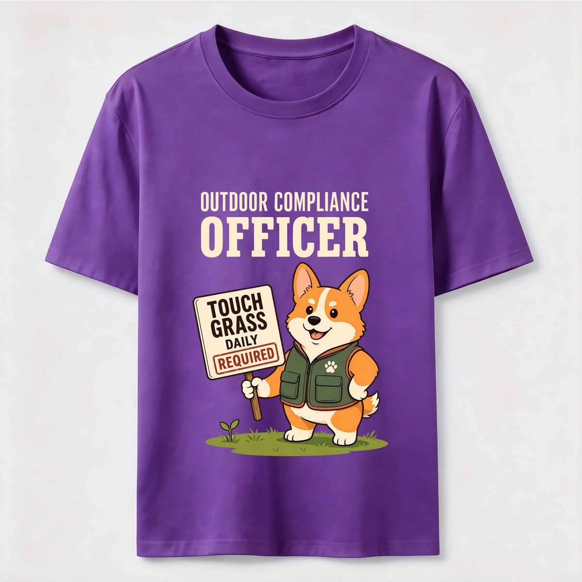 PetTaxClub Outdoor Compliance Officer Corgi Classic T-Shirt
