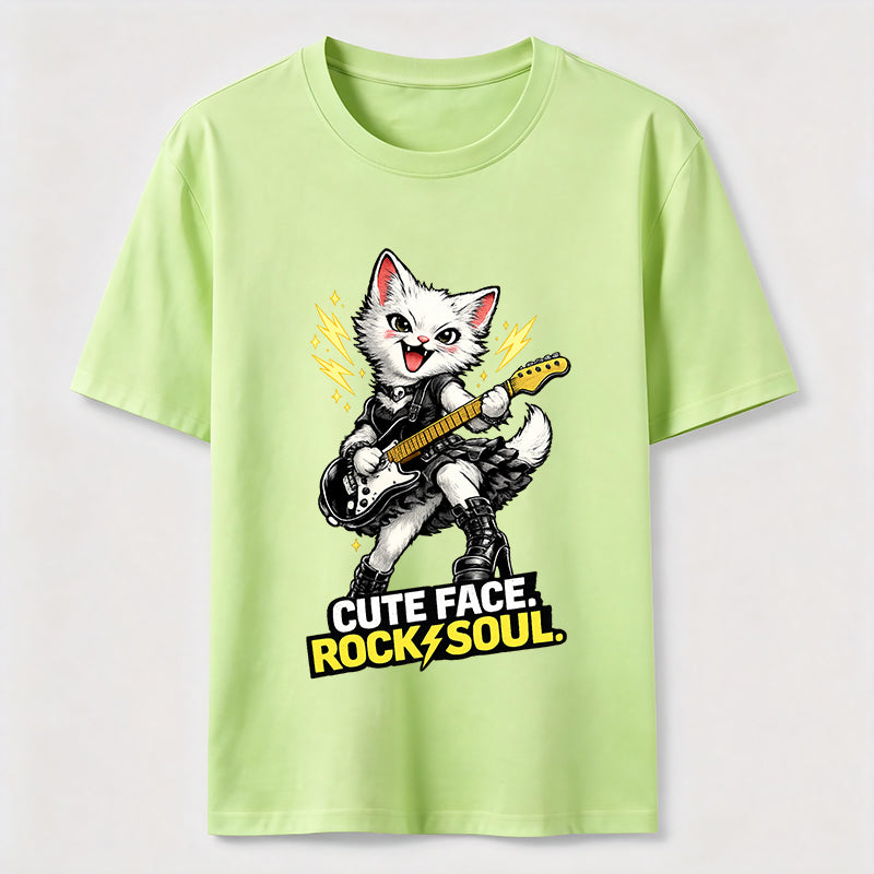 Cute Face Rock Soul Cat Classic T-Shirt
