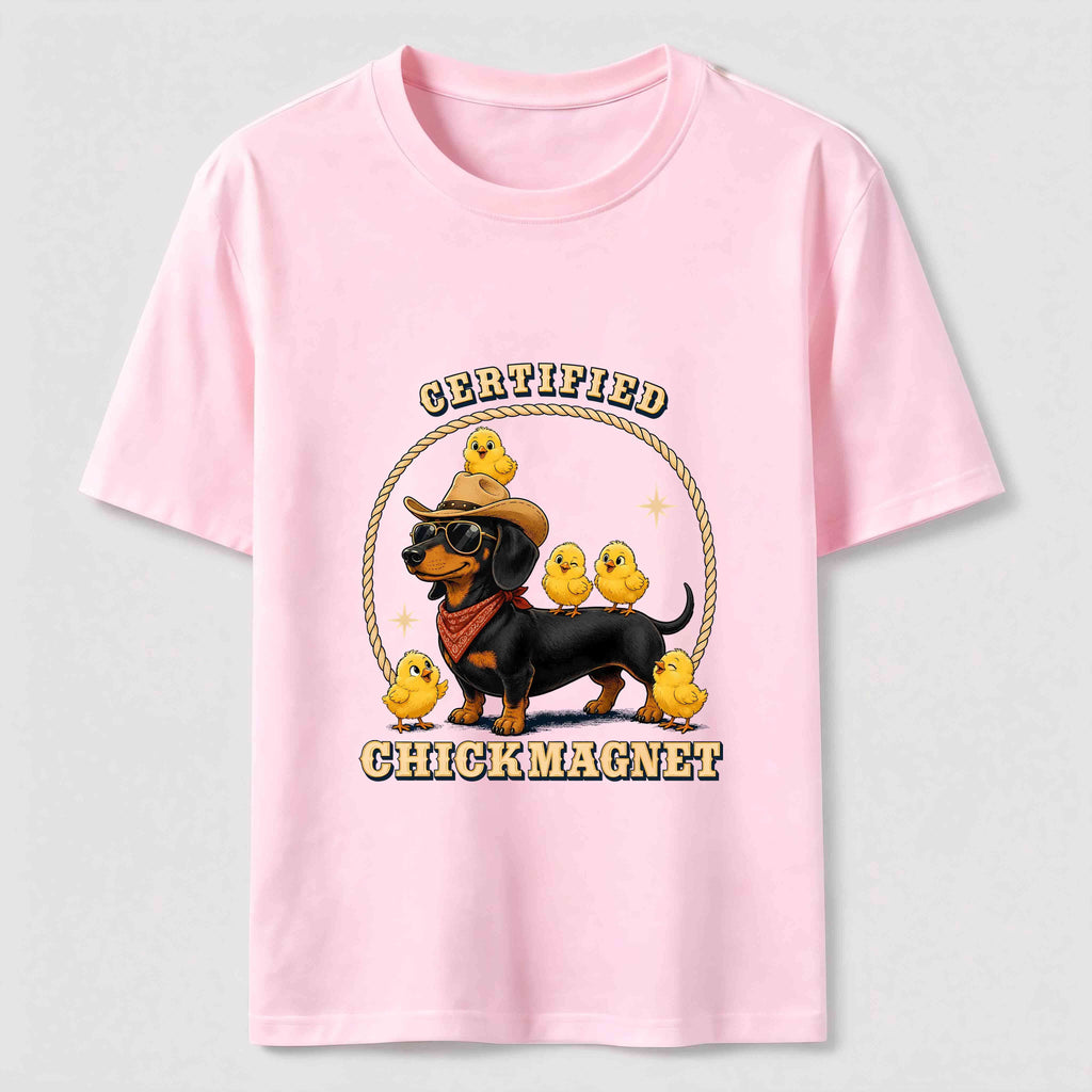 PetTaxClub Certified Chick Magnet Dachshund Classic T-Shirt