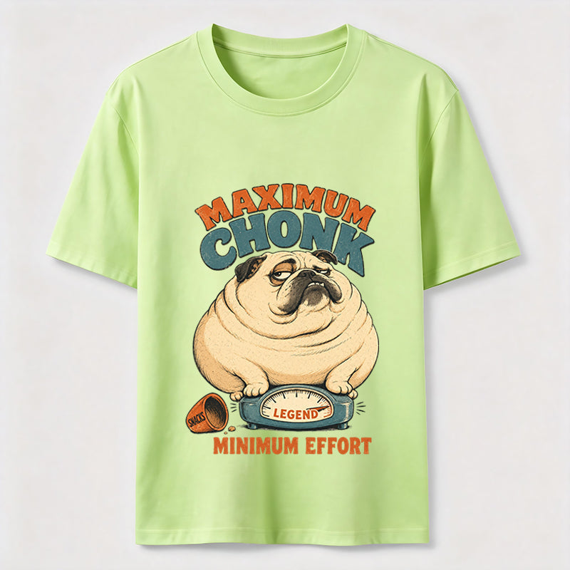 PetTaxClub Maximum Chonk Minimum Effort Pug Classic T-Shirt