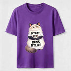 PetTaxClub My Cat Runs My Life Classic T-Shirt