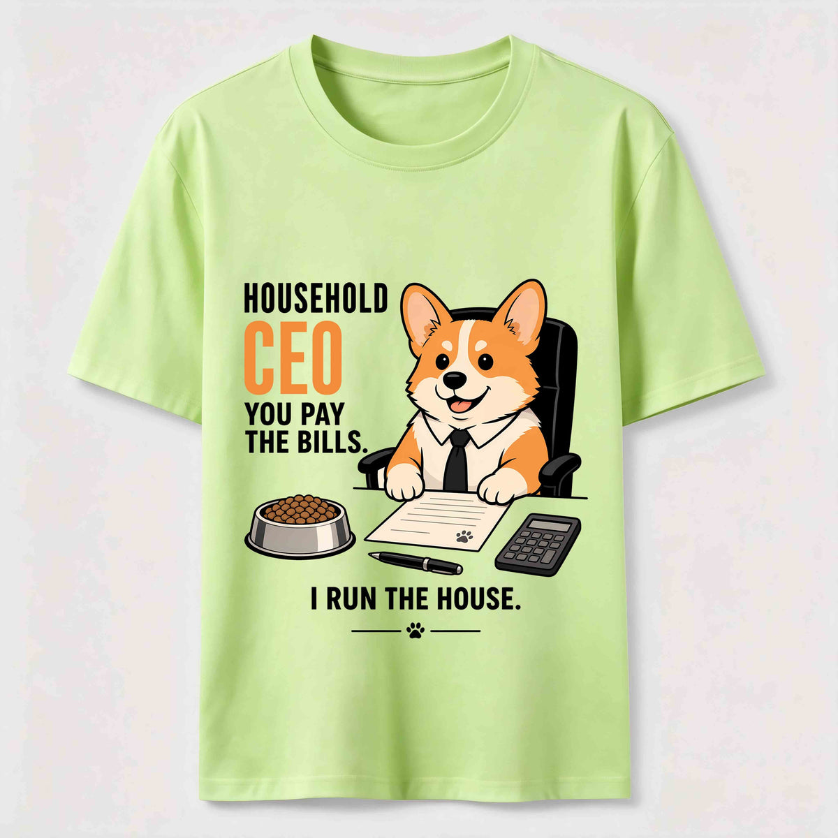 PetTaxClub Household CEO Corgi Classic T-Shirt