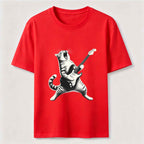 PetTaxClub Rockstar Guitar Cat Classic T-Shirt