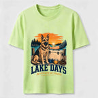PetTaxClub Lake Days German Shepherd Sidekick Classic T-Shirt