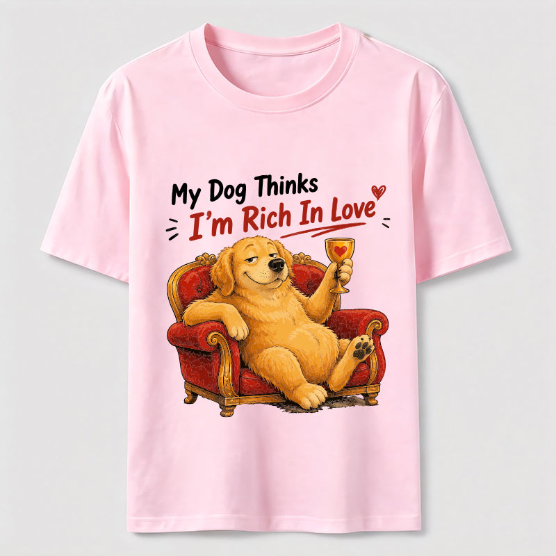 Rich in Love Golden Retriever Classic T-Shirt