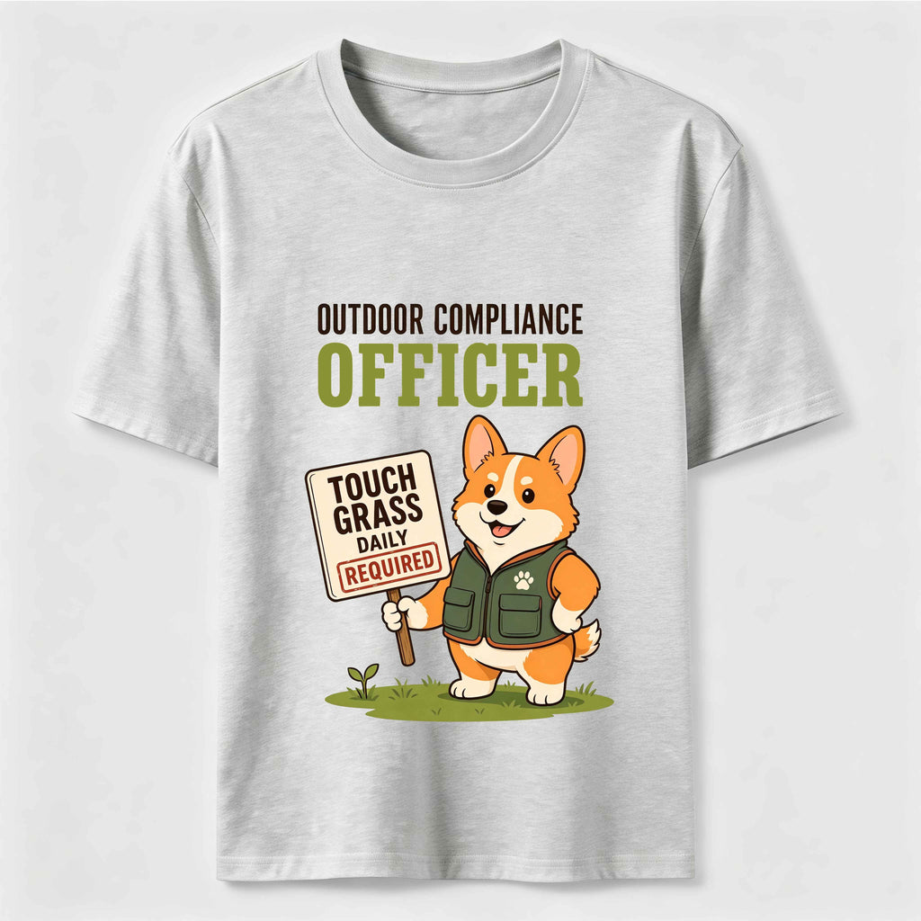 PetTaxClub Outdoor Compliance Officer Corgi Classic T-Shirt