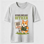 PetTaxClub Outdoor Compliance Officer Corgi Classic T-Shirt