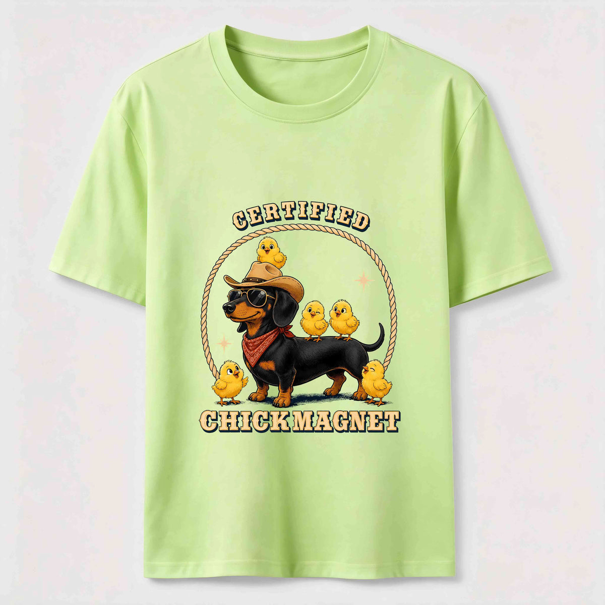 PetTaxClub Certified Chick Magnet Dachshund Classic T-Shirt