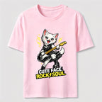 Cute Face Rock Soul Cat Classic T-Shirt